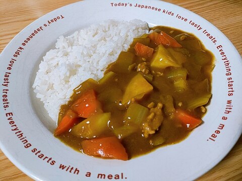 炒めずに作る☆豚ひき肉のカレー